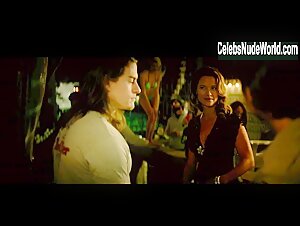 Christa B. Allen Cleavage , Smoking scene in Dead on Arrival (2017) 5