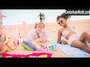 Chloe Bennet, Ashleigh Murray Sexy, bikini scene in Valley Girl (2020) 5