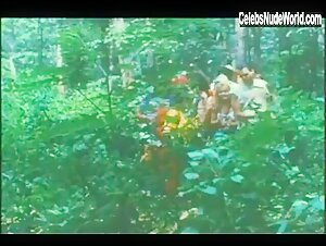 Donna Barnes bush, breasts scene in The First Turn-On!! (1983) 9