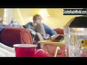 Dora Pereli, Lena Young bush, breasts scene in The Coed and the Zombie Stoner (2014) 6