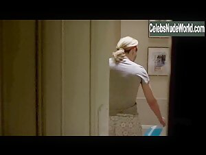 Gillian Anderson Cleavage , Transparent Dress scene in The Fall (2013-2014) 2