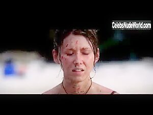 Jewel Staite underwear, Sexy scene in The Forgotten Ones (2008) 7