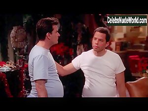 Josie Davis underwear, Sexy scene in Two and a Half Men (2003-2015) 12