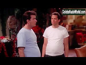 Josie Davis underwear, Sexy scene in Two and a Half Men (2003-2015) 5