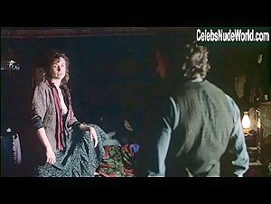 Lisa Banes Sexy scene in Young Guns (1988) 2