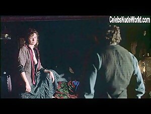 Lisa Banes Sexy scene in Young Guns (1988) 3