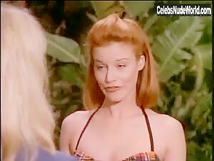 Laura Leighton Wet , Pool scene in Melrose Place (1992-1997) 20
