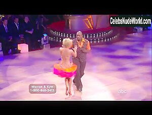 Kym Johnson Blonde , Upskirt scene in Dancing with the Stars (2005-) 12