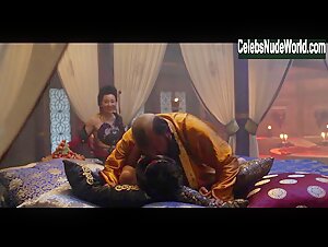 Olivia Cheng, Leifennie bush, breasts scene in Marco Polo (2014-2016) 1