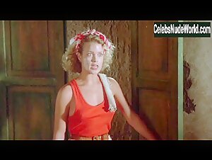 Melody Anderson Sexy scene in Firewalker (1986) 1