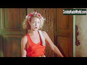 Melody Anderson Sexy scene in Firewalker (1986) 13