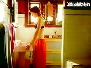 Maya Stange Lingerie , Bathroom scene in Garage Days (2002) 10