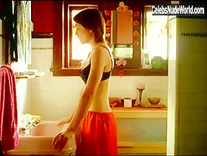 Maya Stange Lingerie , Bathroom scene in Garage Days (2002) 7
