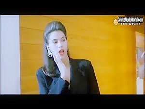 Jami Gertz Sexy scene in Less than Zero (1987) 8