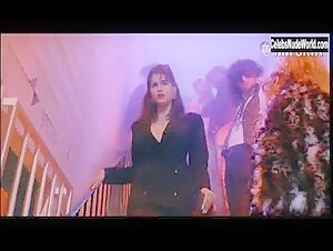 Jami Gertz Brunette , Cleavage scene in Less than Zero (1987) 5