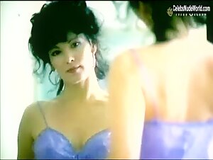 Iris Berben Sexy,underwear scene in Das Viereck (1987) 14
