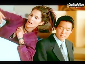 Jami Gertz underwear, Sexy scene in Lip Service (2001) 5