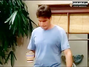 Marin Hinkle bikini, Sexy scene in Two and a Half Men (2003-2015) 5