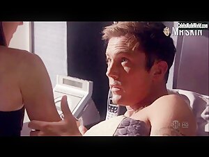 Jennifer Carpenter Brunette , Black Lingerie scene in Dexter (2006-2013) 8