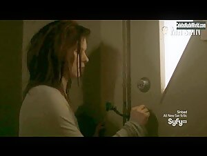 Magda Apanowicz, Cassandra Ebner Sexy,underwear scene in Continuum (2012-2013) 6