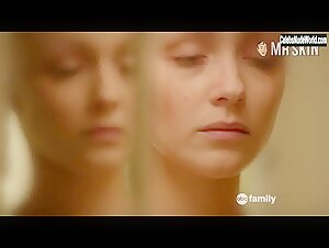 Italia Ricci underwear, Sexy scene in Chasing Life (2015) 11