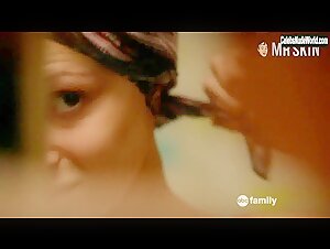 Italia Ricci underwear, Sexy scene in Chasing Life (2015) 9