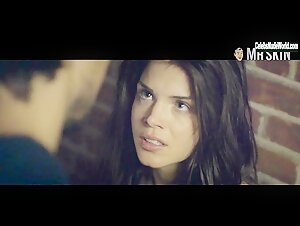 Marie Avgeropoulos underwear, Sexy scene in Tracers (2015) 1