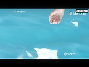 Italia Ricci Wet , Pool scene in Chasing Life (2015) 1