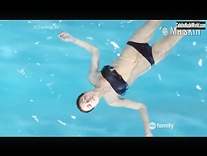 Italia Ricci Wet , Pool scene in Chasing Life (2015) 13