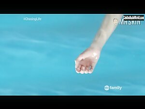Italia Ricci Wet , Pool scene in Chasing Life (2015) 2