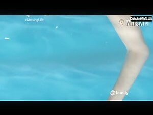 Italia Ricci Wet , Pool scene in Chasing Life (2015) 4