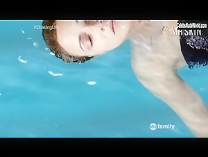 Italia Ricci Wet , Pool scene in Chasing Life (2015) 6