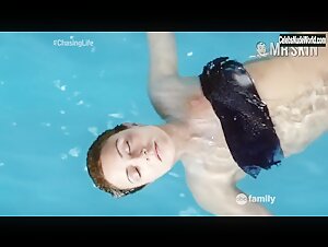 Italia Ricci Wet , Pool scene in Chasing Life (2015) 9