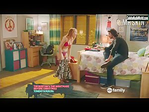 Katie Leclerc Redhead , Gets Dressed scene in Switched at Birth (2011-2015) 3