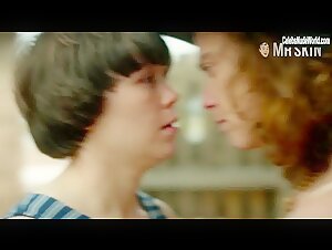 Emily Skeggs, Fiona Dourif Sexy, lesbian scene in When We Rise (2017) 3