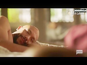 Inbar Lavi Lingerie , Kissing scene in Imposters (2017-2018) 7