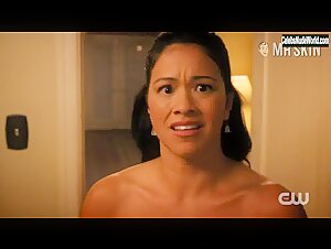 Gina Rodriguez Lingerie , Shower scene in Jane the Virgin (2015-2019) 14