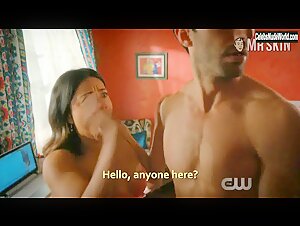 Gina Rodriguez Strips , Lingerie scene in Jane the Virgin (2015-2019) 12