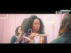 Gina Rodriguez Lingerie , Dressing Room scene in Someone Great (2019) 11