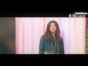 Gina Rodriguez Lingerie , Dressing Room scene in Someone Great (2019) 16