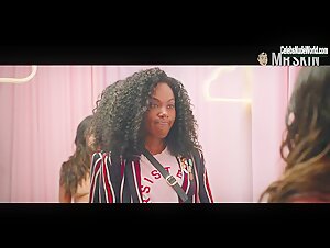 Gina Rodriguez Lingerie , Dressing Room scene in Someone Great (2019) 4