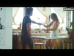 Ingrid Vollset underwear, Sexy scene in Throuple (2015) 19