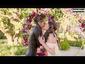 Lesley-Ann Brandt, Inbar Lavi lesbian, Sexy scene in Lucifer (2016-2021)