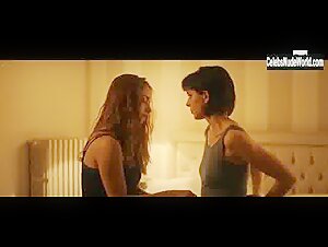 Agnese Claisse, Matilde Gioli Lesbian , Nipples Close Up In Blue Kids (2017) 