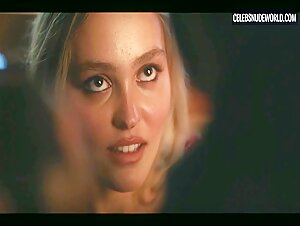 Lily-Rose Depp breasts, underwear scene in The Idol (2023-) 10