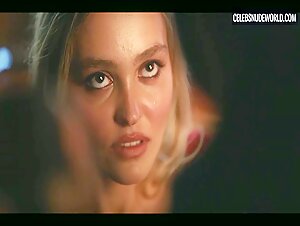 Lily-Rose Depp breasts, underwear scene in The Idol (2023-) 13