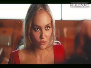 Lily-Rose Depp breasts, underwear scene in The Idol (2023-) 17