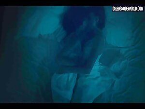 Carla Gugino, Gaite Jansen lez , breast scene in Leopard Skin (2022) 2