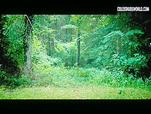 Louise Manteau Nude, hard nipples scene in Wolfkin (2022) 6