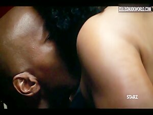 Blythe Howard underwear, Nude scene in Power Book IV: Force (2022-) 12